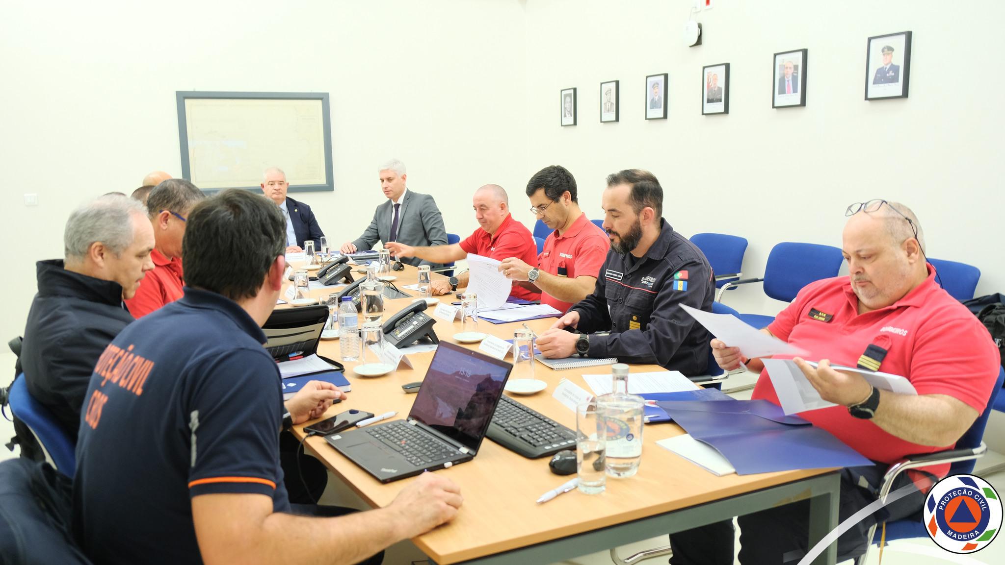 Reunião também contou com presença do Secretário da Saúde e Proteção Civil.