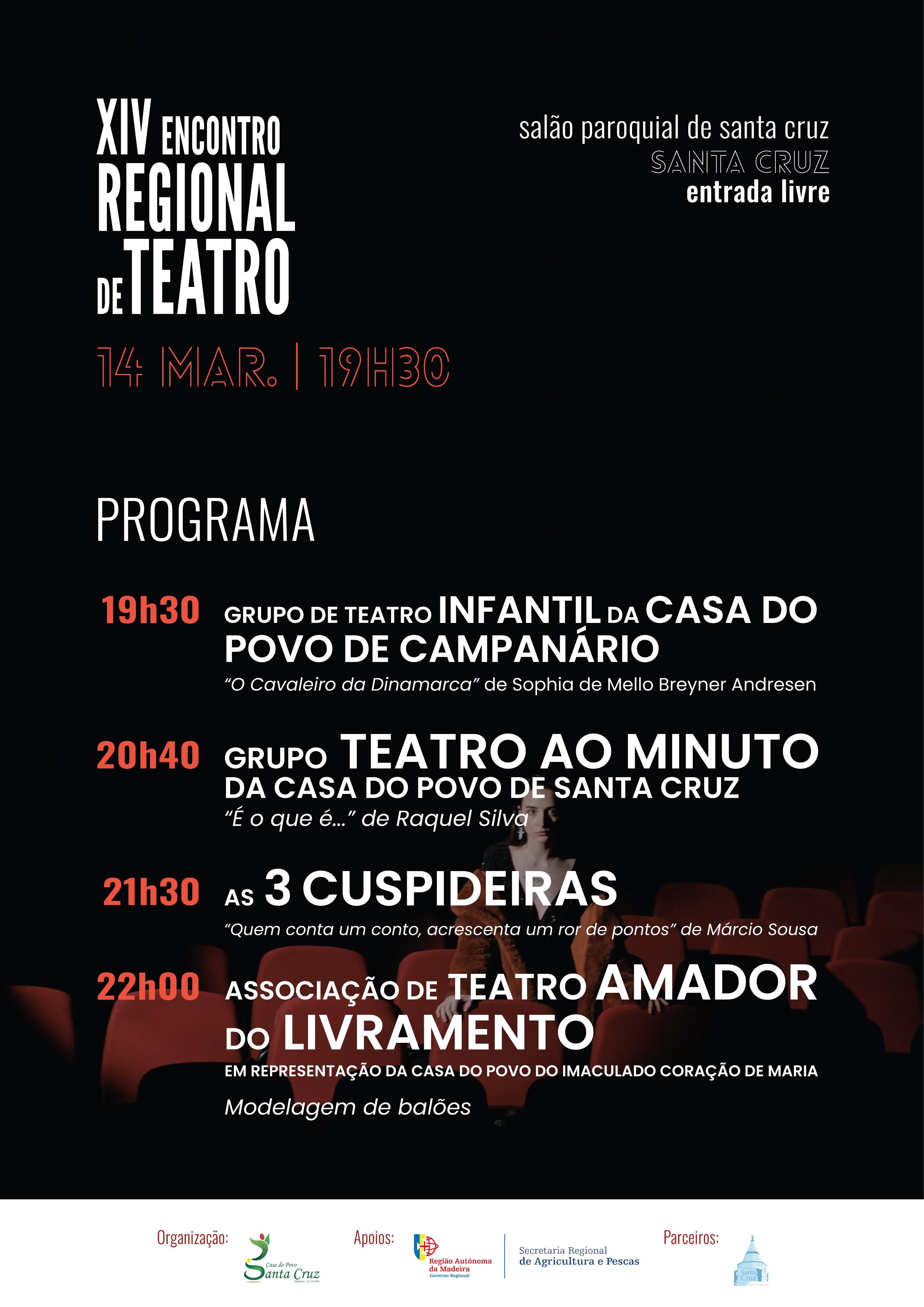 Santa Cruz dá palco ao XIV Encontro Regional de Teatro