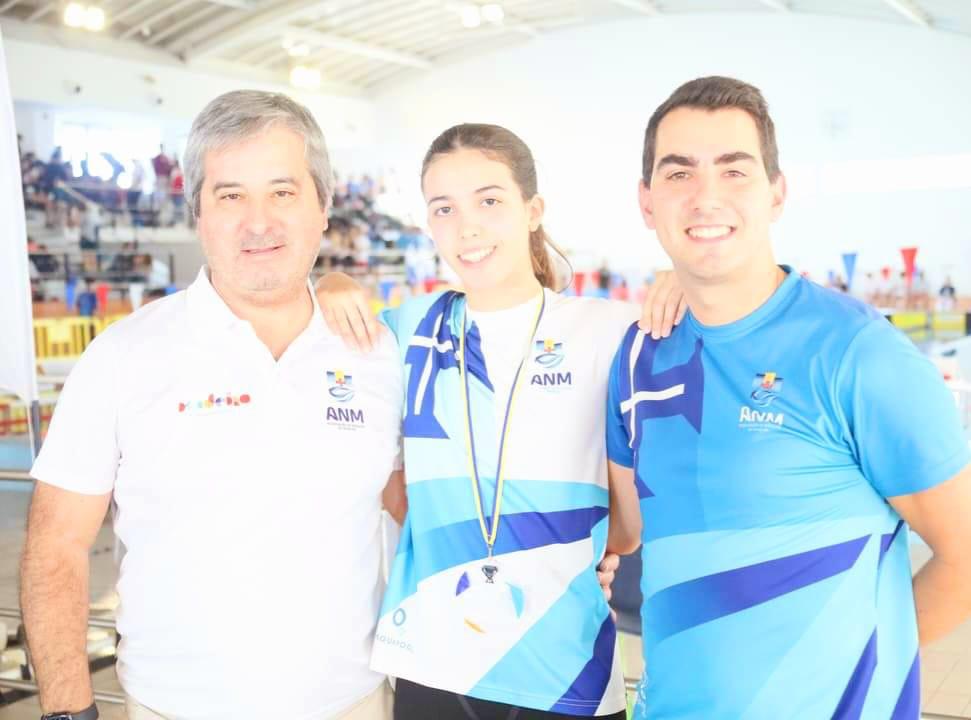 Avelino Silva, presidente da Associação de Natação da Madeira, acompanhou os atletas.