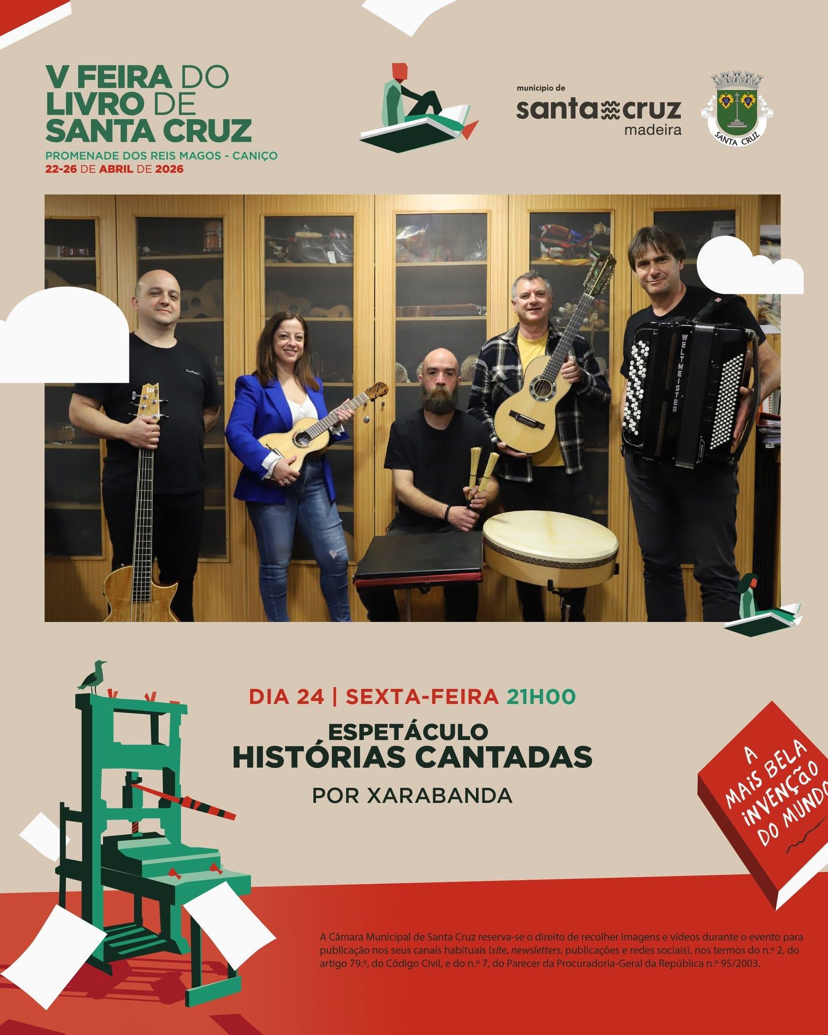 Hoje há fogo de artifício na Feira do Livro de Santa Cruz