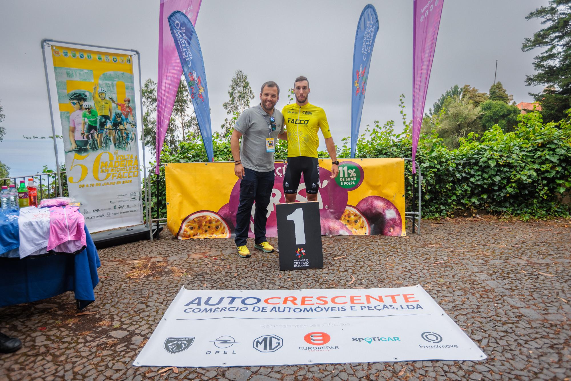 Bruno Maceiras (C.S. Marítimo) lidera a prova