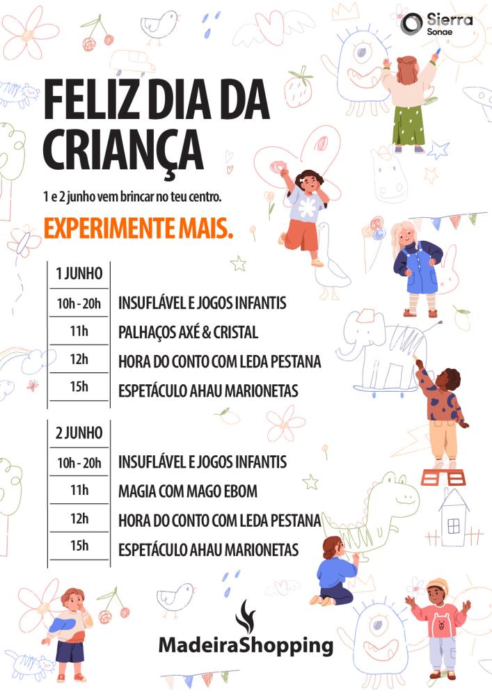 Dia da Criança: MadeiraShopping com fim de semana preenchido