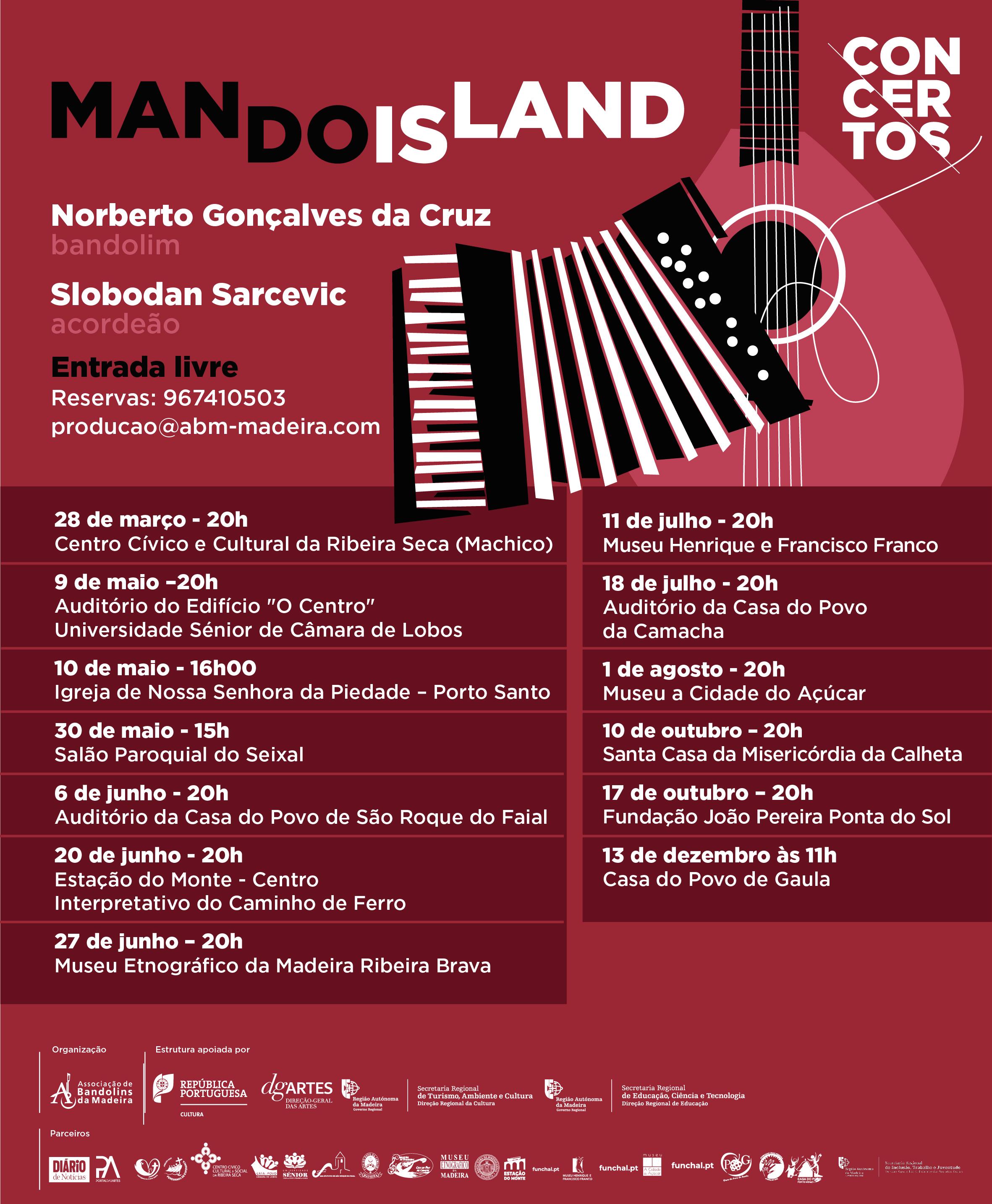 Concert of the 'Mandolisland' project arrives at the Museum in the City of Sugar on August 1st
