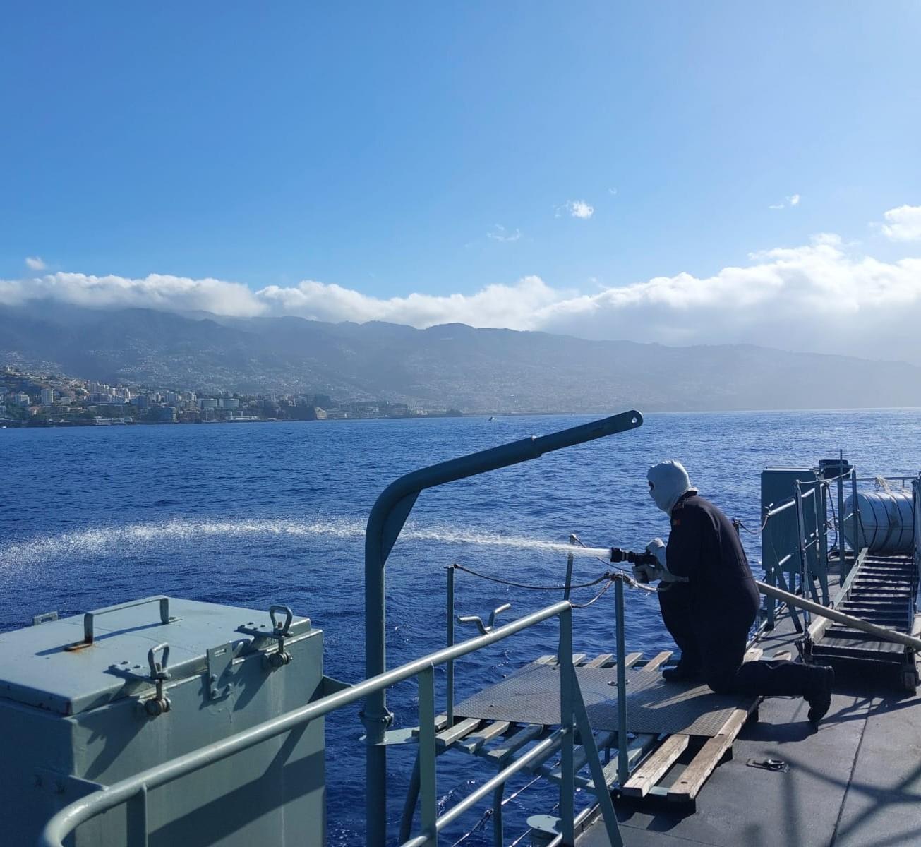 Navio da Marinha realiza Plano de Treino Específico na Madeira