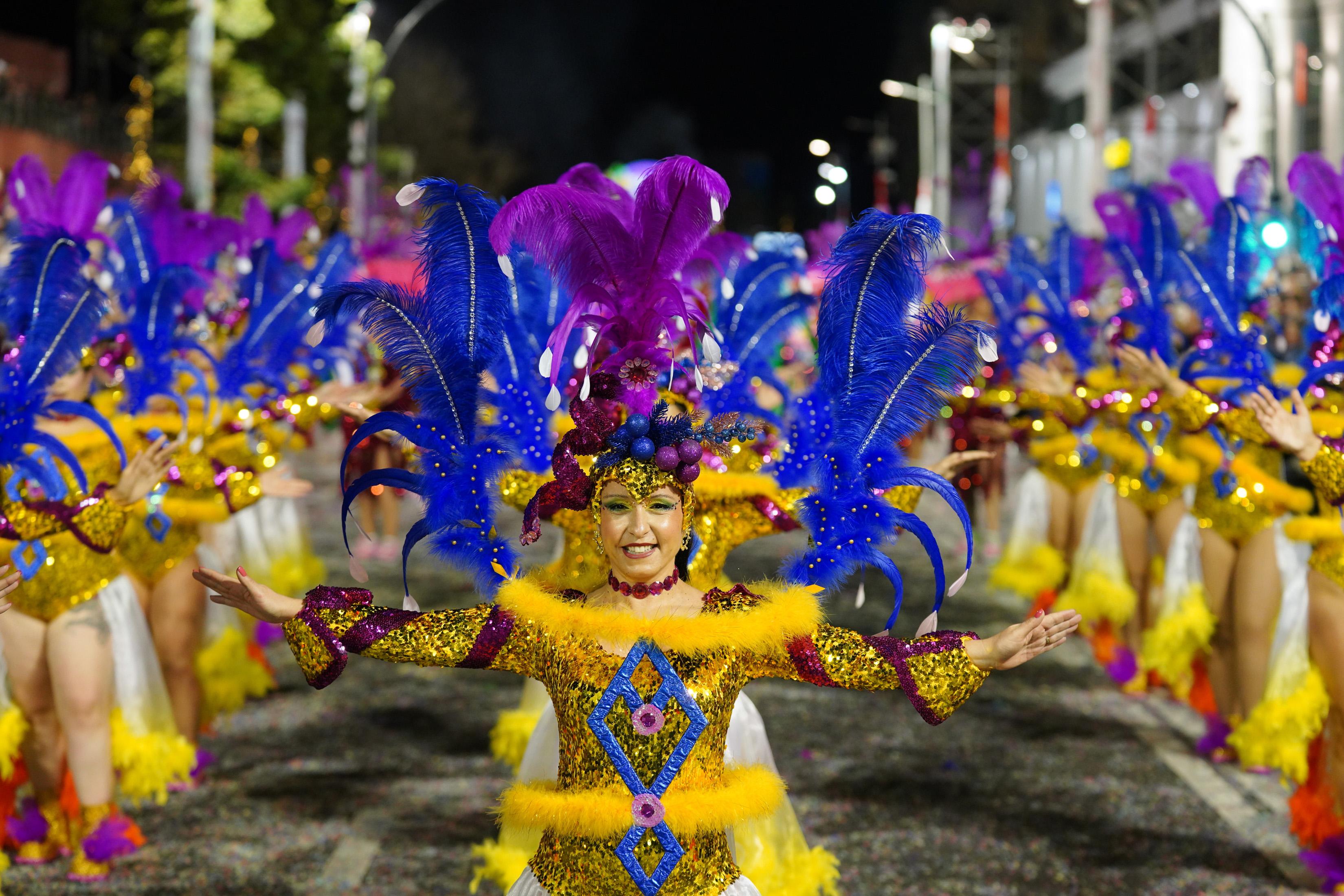 Veja como foi o Carnaval na Avenida cheia de cor e brilho