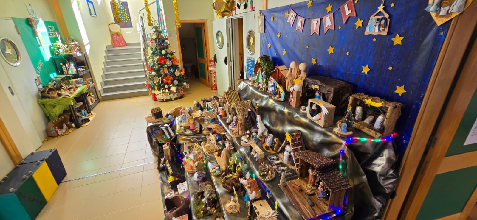 Escola da Lourencinha promove presépios com materiais recicláveis