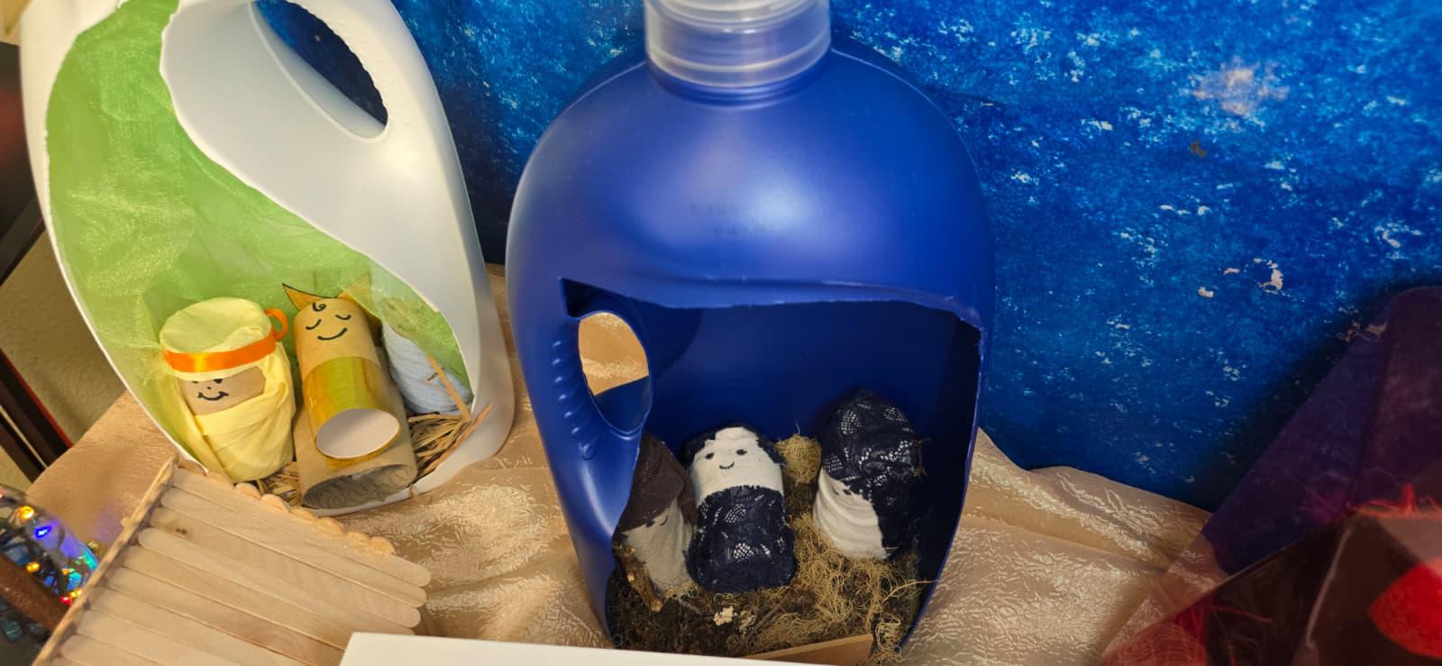 Escola da Lourencinha promove presépios com materiais recicláveis