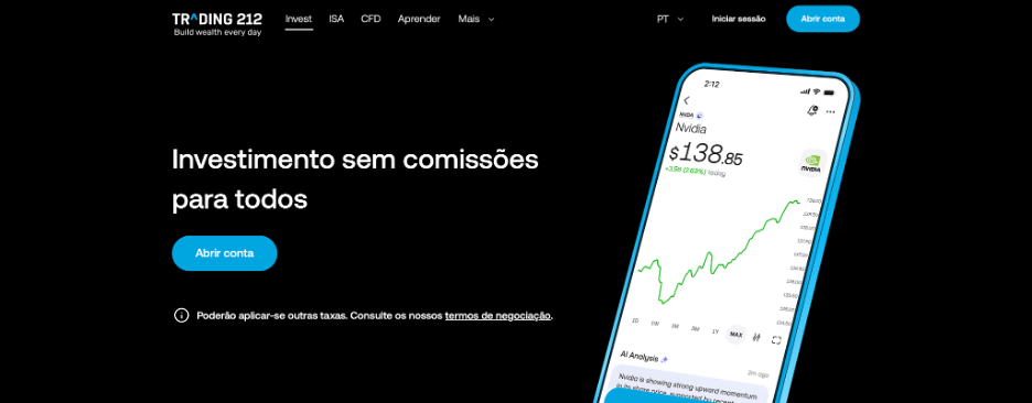 App de Investimento para Iniciantes: 5 Melhores Opções em Portugal - 2026