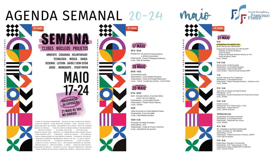 Francisco Franco acolhe 28.ª edição dos Clubes, Núcleos e Projeto