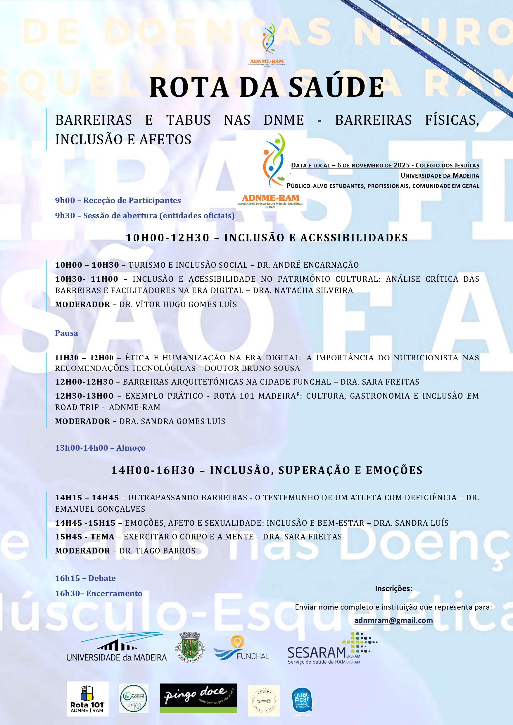 ‘Rota da Saúde’ debate desafios em inclusão e cuidados de saúde