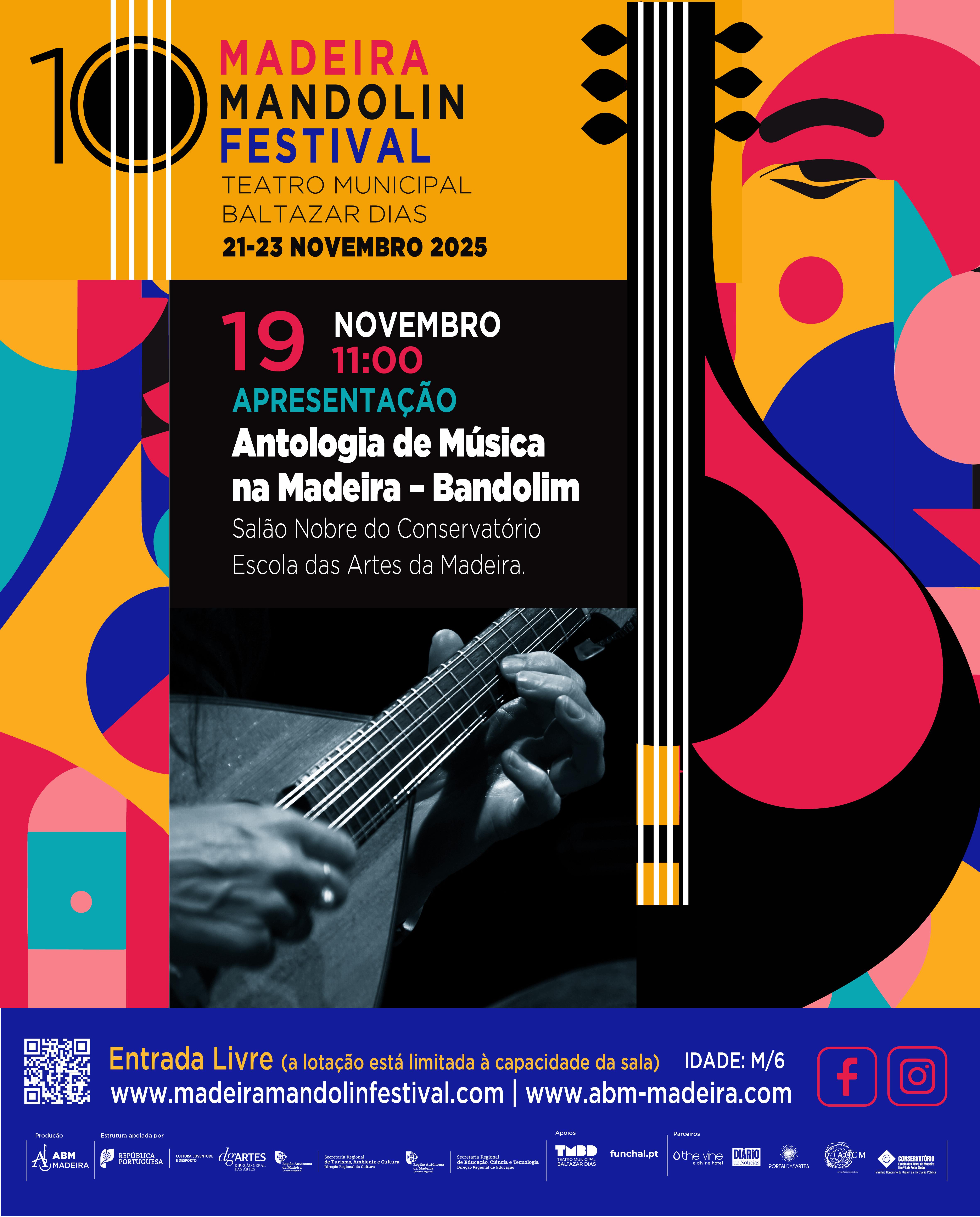 Festival Internacional de Bandolins abre com lançamento de novo volume da ‘Antologia de Música da Madeira’