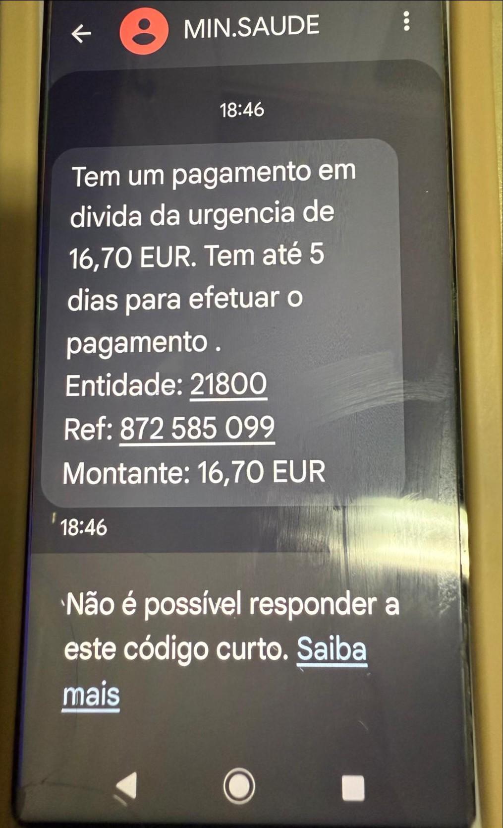 SESARAM alerta para mensagens SMS fraudulentas