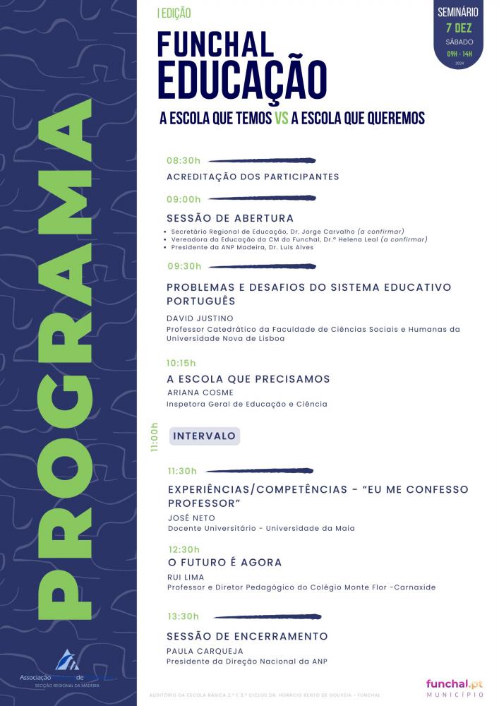 Programa do evento.