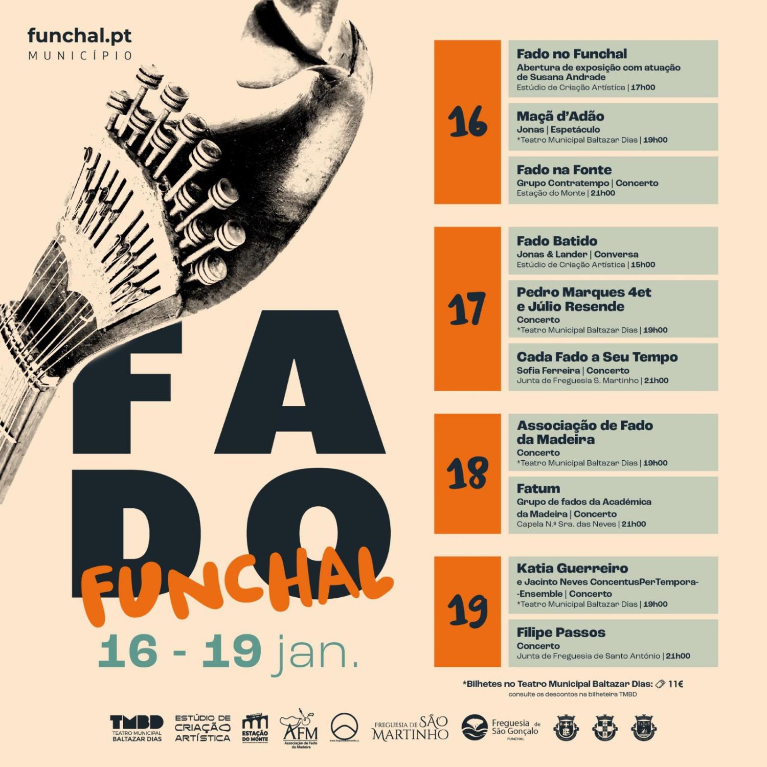 ‘Fado Funchal’ envolve 40 artistas e vai a seis freguesias do concelho