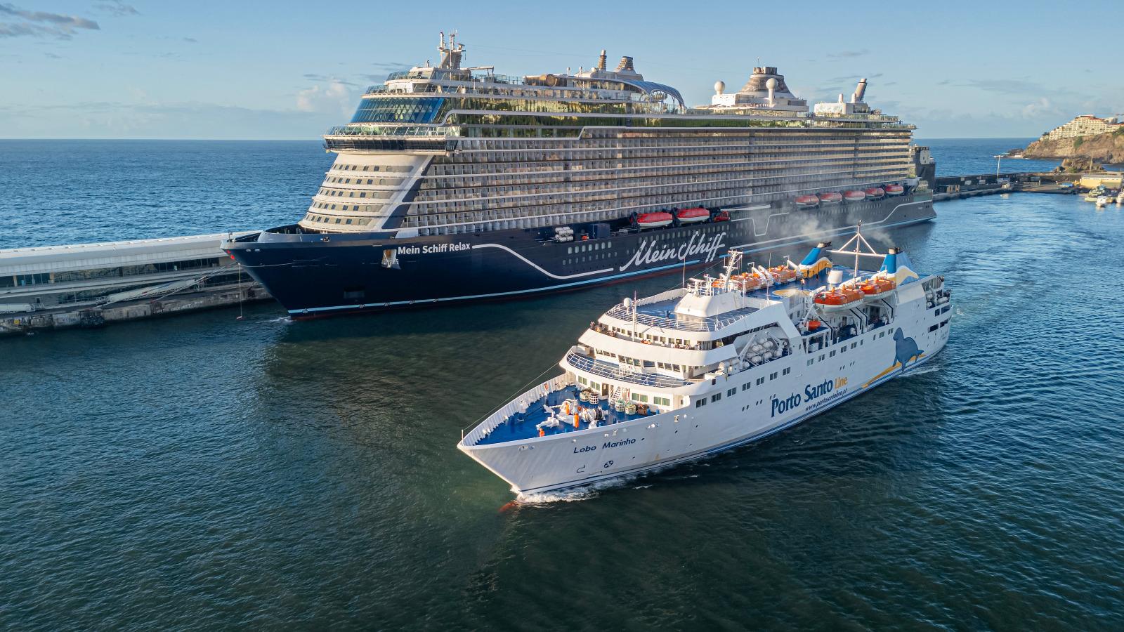 ‘Mein Schiff Relax’ estreia-se no Porto do Funchal (com fotos)