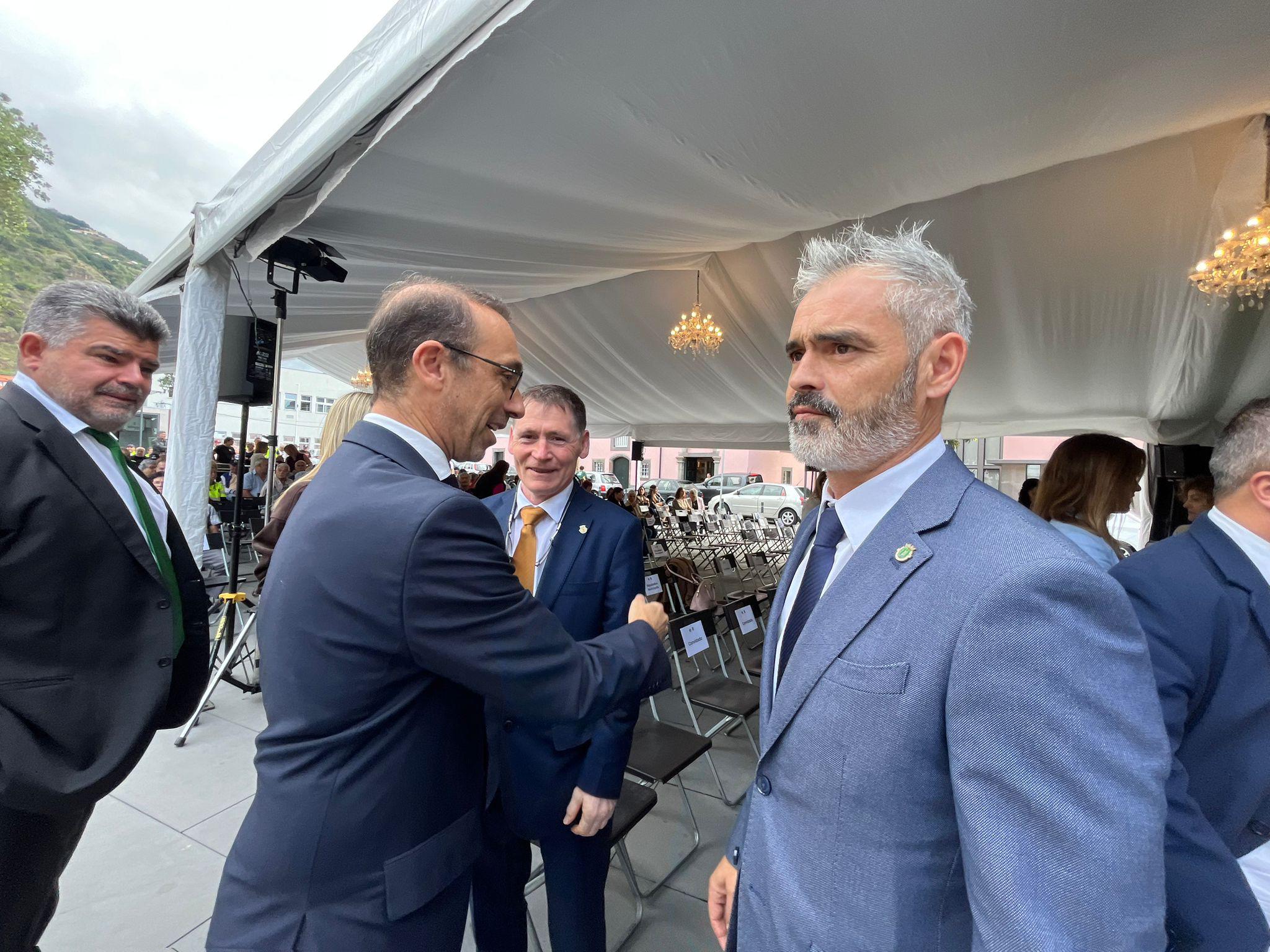 Jorge Santos toma posse na Ribeira Brava