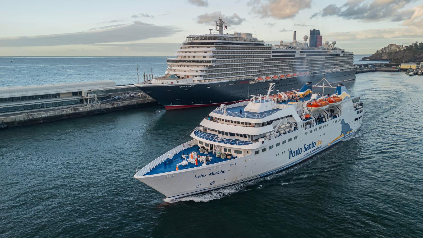 ‘Rainha’ e ‘Princesa’ dos mares embelezam Porto do Funchal (com fotos)