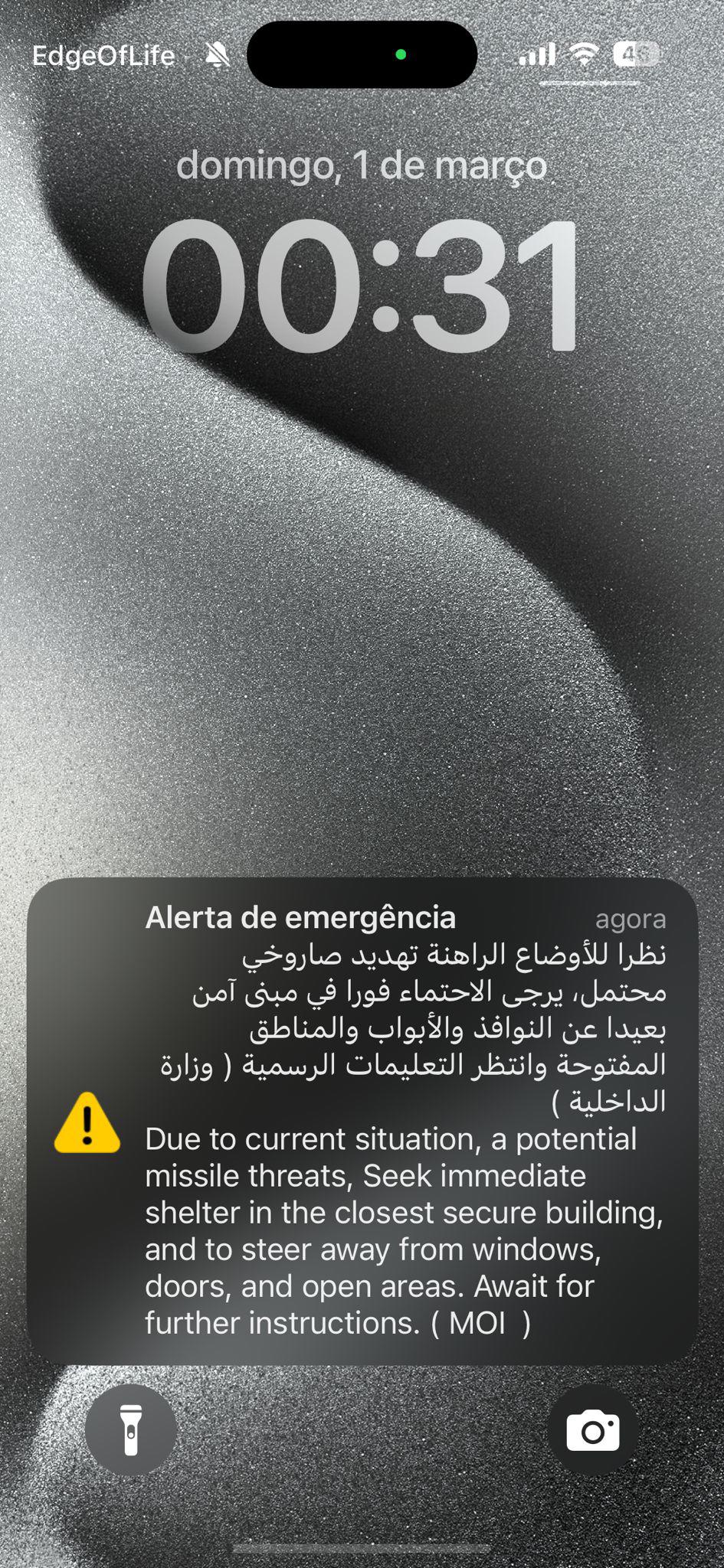 Irão: Jovem do Porto Santo já conseguiu sair do Dubai