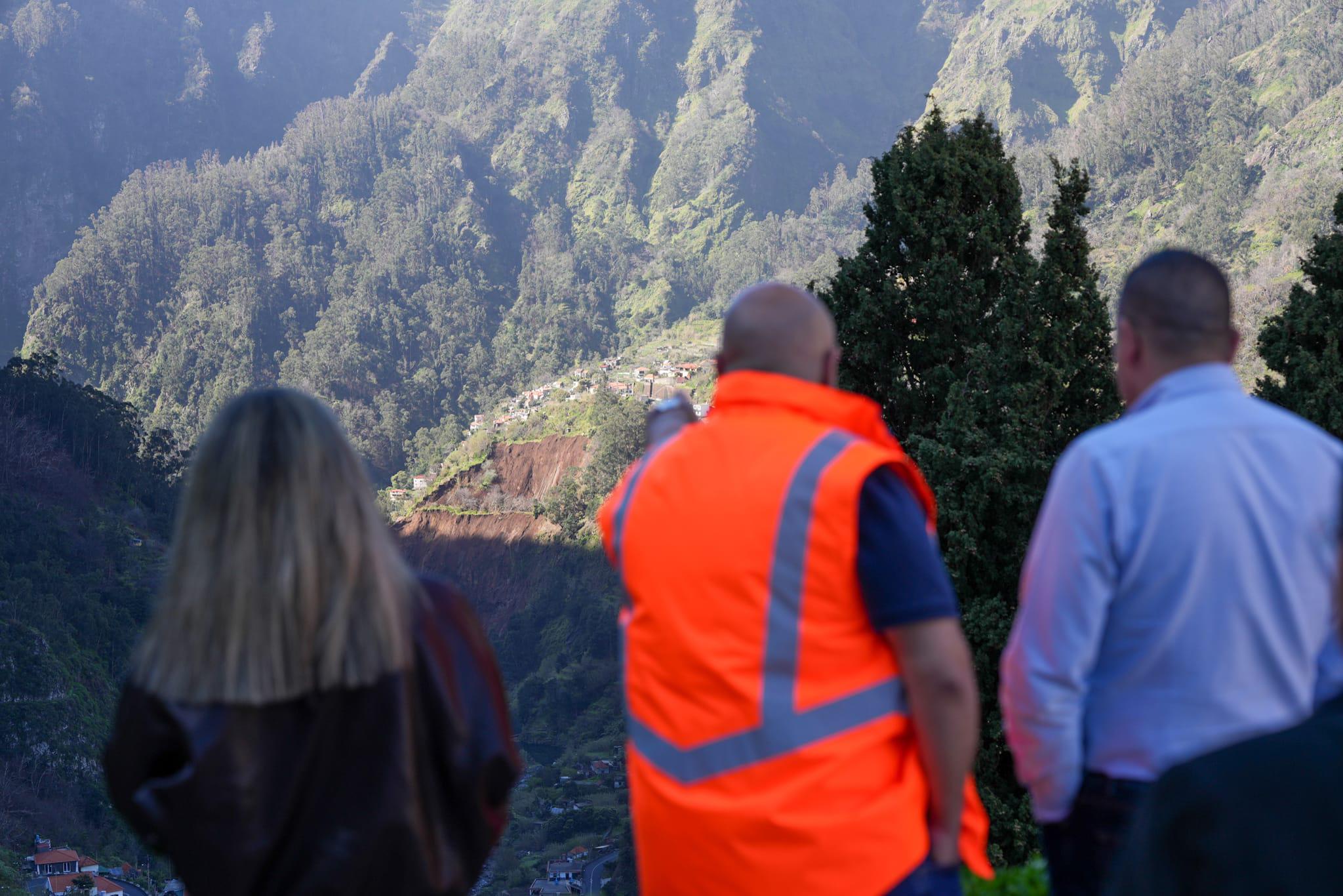 Câmara de Lobos mantém vigilância contínua após derrocada no Curral das Freiras