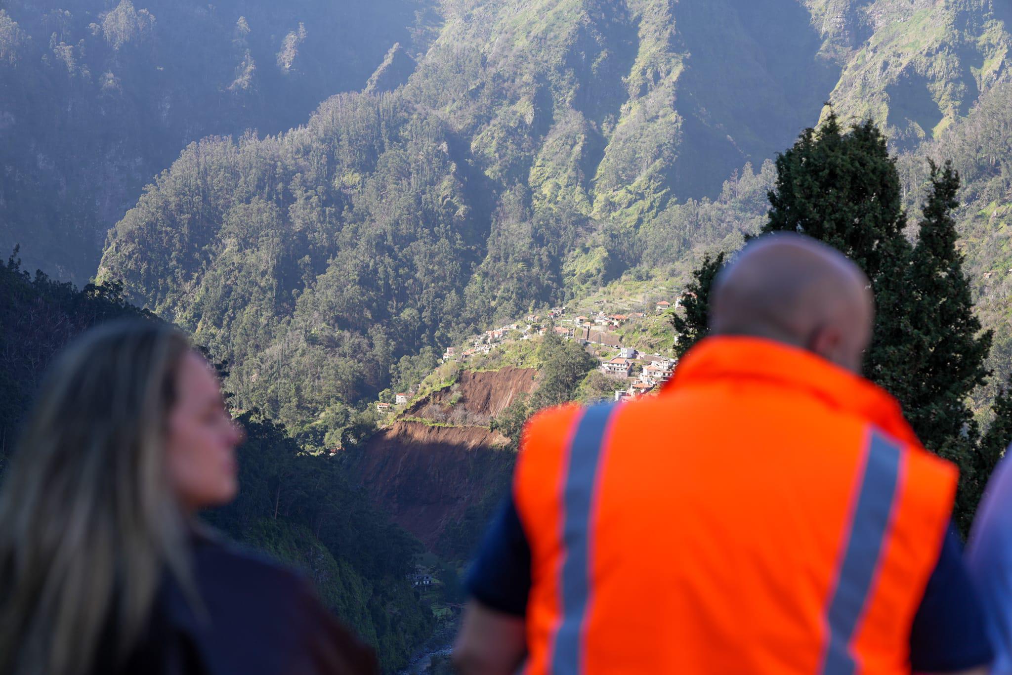 Câmara de Lobos mantém vigilância contínua após derrocada no Curral das Freiras