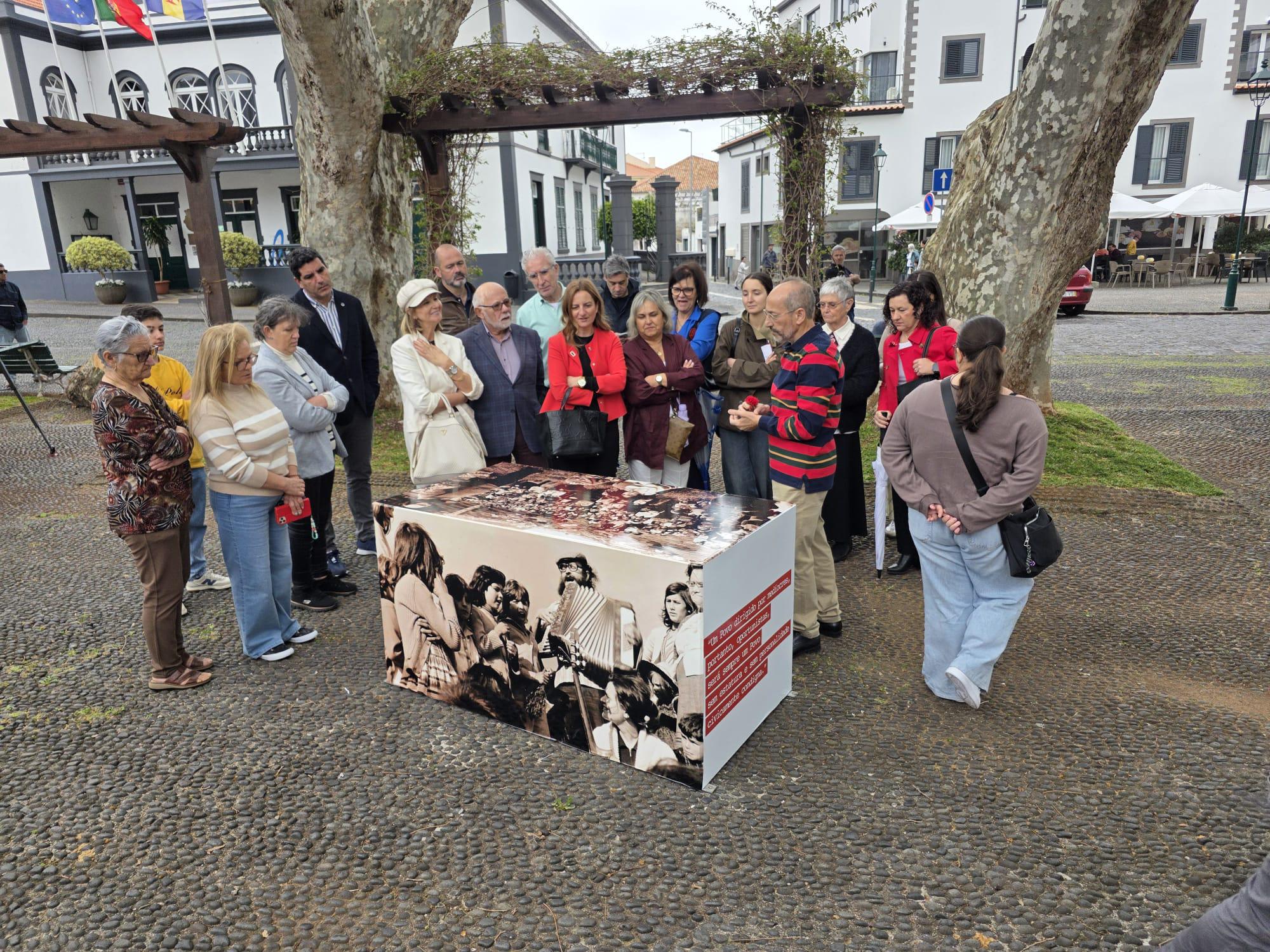 Pe. Martins Júnior: Imagens e frases de “um homem da liberdade” expostas em Machico (com fotos)