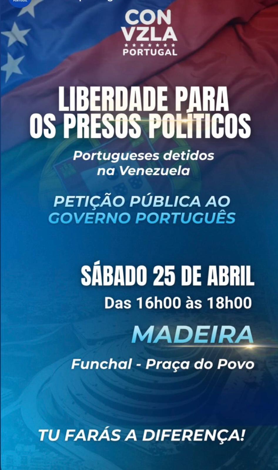 Comando ConVzla Madeira representado em encontro com María Corina Machado