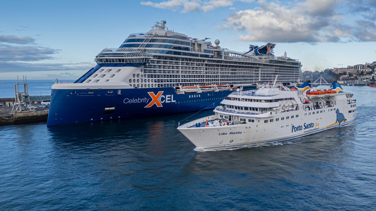 Funchal recebe duas estreias de navios de cruzeiro (com fotos)