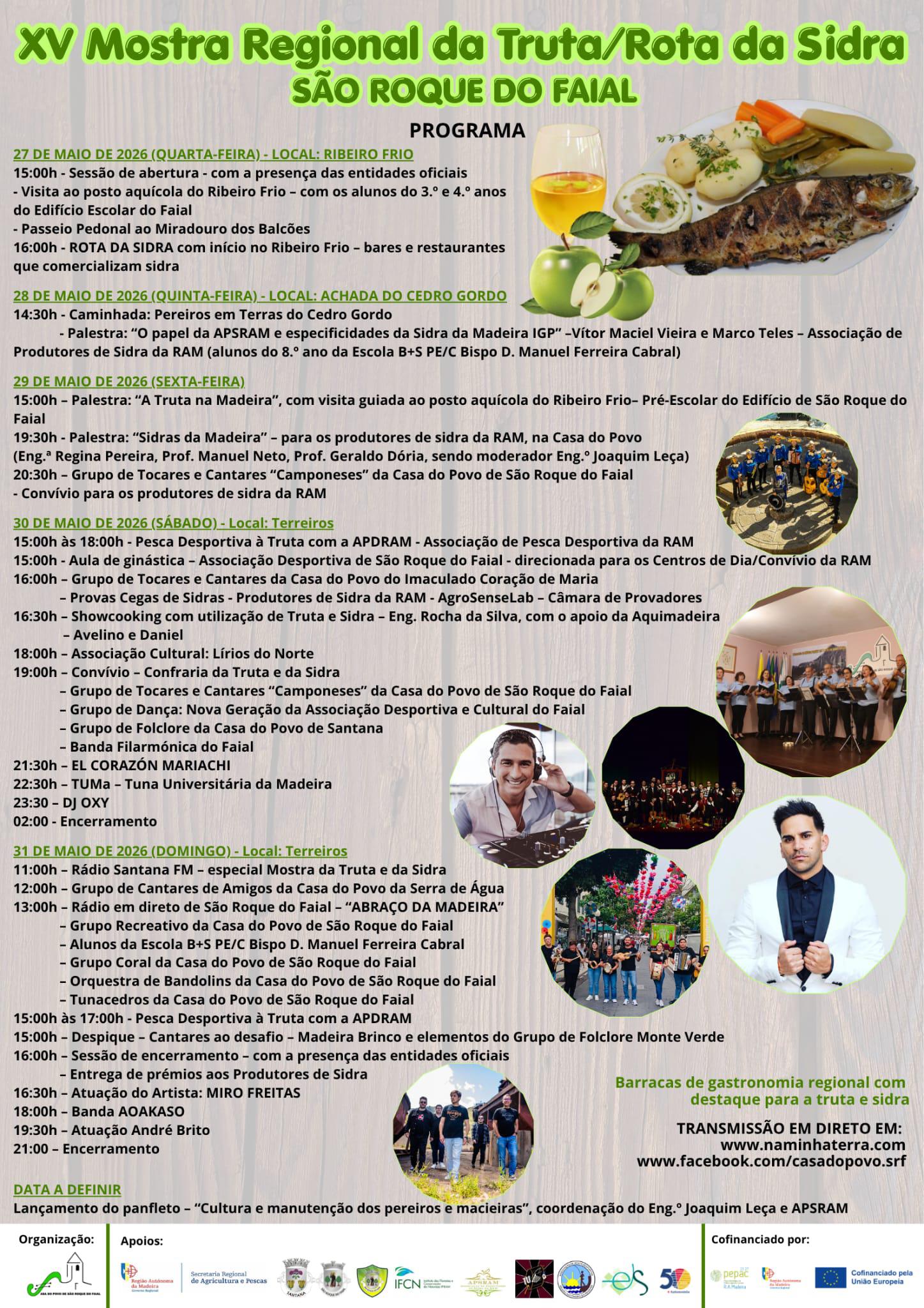 Aberta a Mostra Regional da Truta e Rota da Sidra em São Roque do Faial