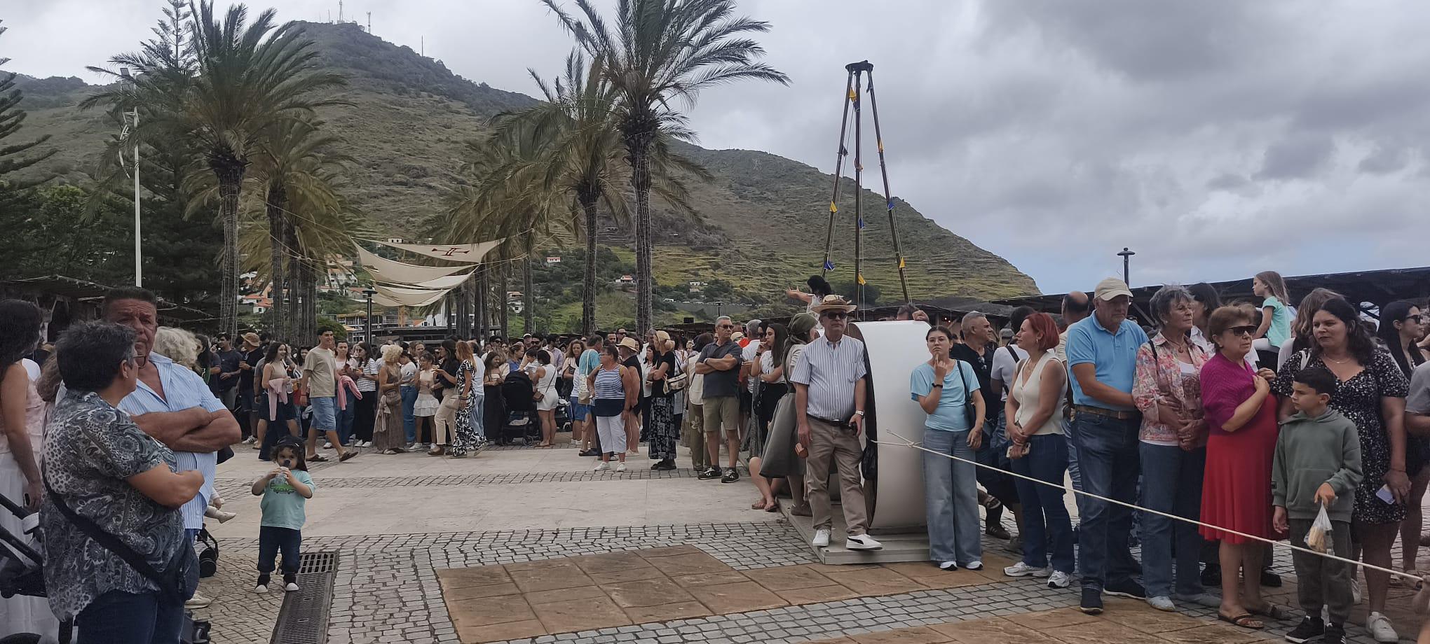 Milhares assistem ao desembarque no Mercado Quinhentista de Machico